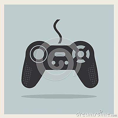 Computer Video Game Joystick Vector Vector Illustration