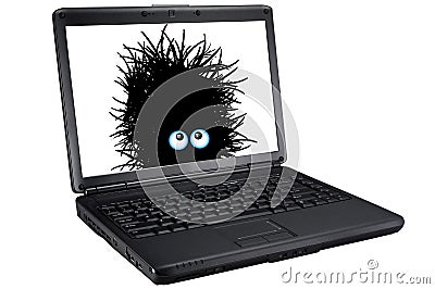 Computer virus Stock Photo