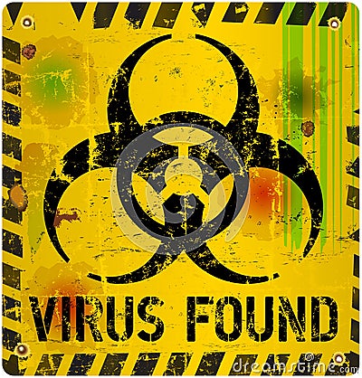 Computer virus Vector Illustration