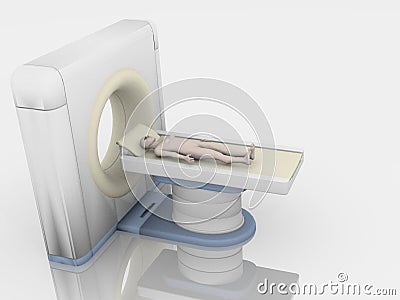 Computerized axial tomography Stock Photo