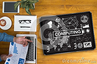 COMPUTING (data Computer Digital Memory) Stock Photo