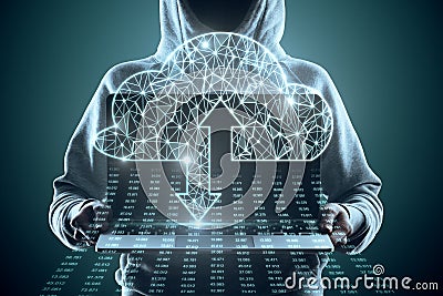 Computing and hacking concept Stock Photo