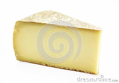 Comte, French Cheese produced from Cow`s Milk Stock Photo