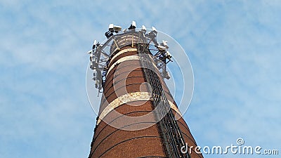 Comunication tube industrial usage Stock Photo