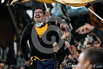 CONCACAF Champions League Fans get ready LAFC Editorial Stock Photo