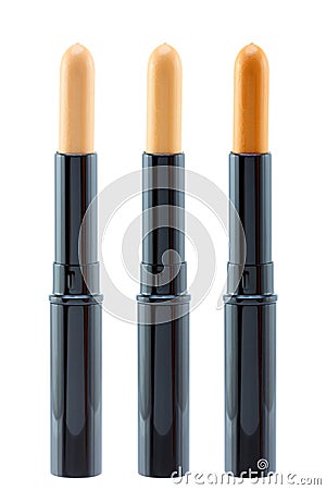 Concealer stick in different shades Stock Photo