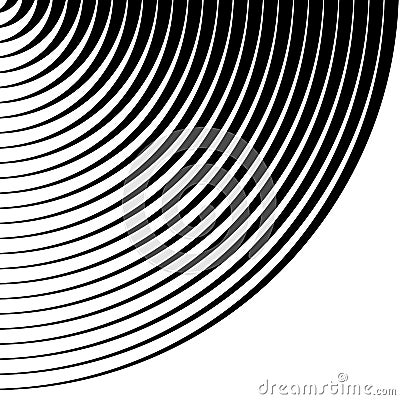 Concentric rings, circles pattern. Circles background pattern. Vector Illustration
