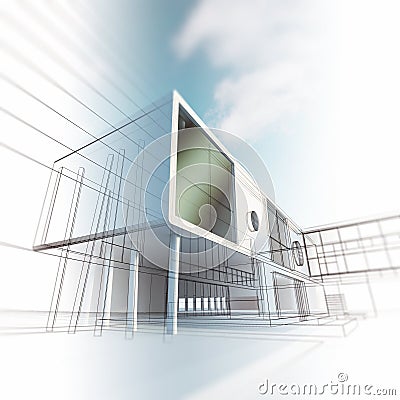 Concept architecture Stock Photo