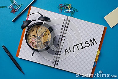 Concept of autism Stock Photo