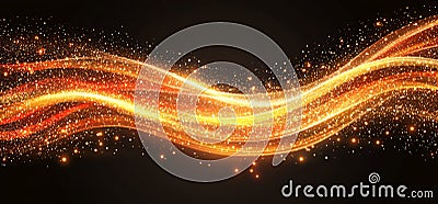 The concept of Big Data. A 3D illustration of Blockchain. Information Waves interacting with a Global Database. Neural Cartoon Illustration