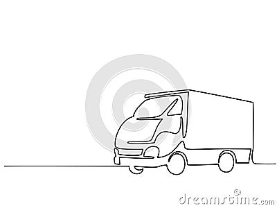 Concept big lorry Vector Illustration