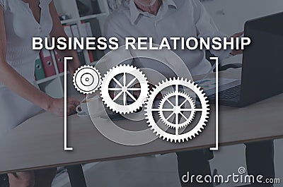 Concept of business relationship Stock Photo