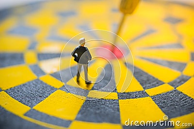 Concept of business target focus. Stock Photo