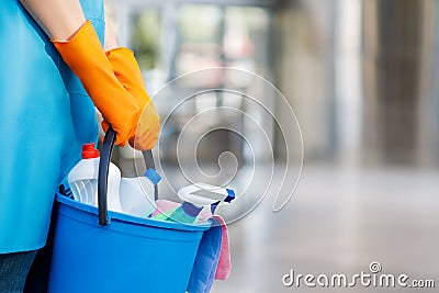 Concept cleaning services Stock Photo