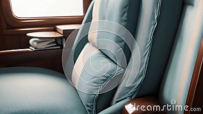 Comfort and Luxury A Captivating Reclining Lounge Chair for National Relaxation Day.AI Generated Stock Photo