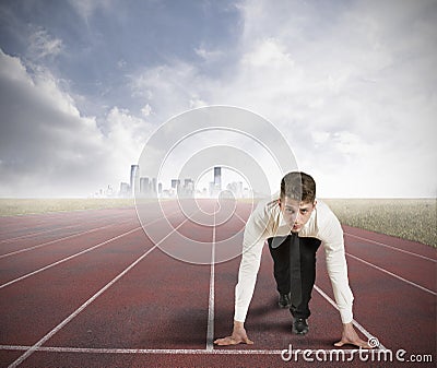 Business Competition Stock Photo