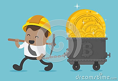 Concept of competition Gold coin on background Business and concept Profit, success, salary, bonus. Illustration, vector Vector Illustration