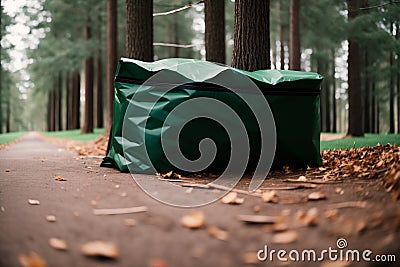 Convenient and Spacious Tree Storage Bag for Easy Organization.AI Generated Stock Photo