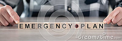 Concept of coronavirus emergency plan Stock Photo