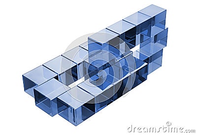 Concept cryptocurrency blockchain data Stock Photo