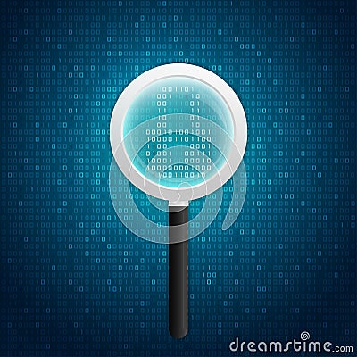 Virus scan Vector Illustration