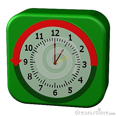 Concept - Daylight Saving Time Ends Stock Photo