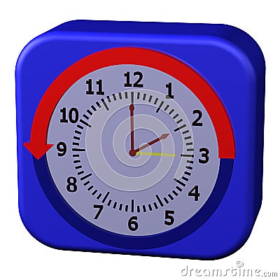 Concept - Daylight Saving Time Ends Stock Photo