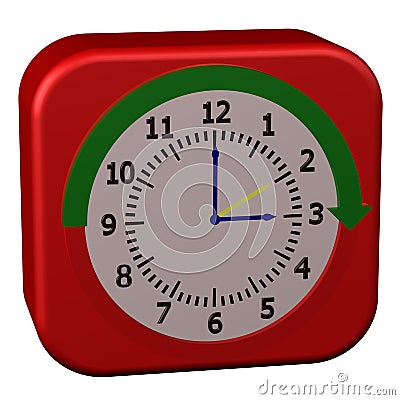 Concept - Daylight Saving Time Started Stock Photo