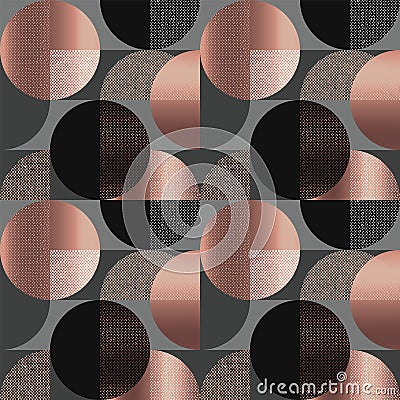 Concept decorative geometric seamless pattern Vector Illustration