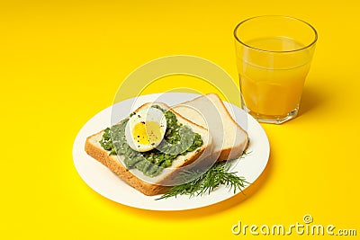 Concept of delicious breakfast, tasty morning meal Stock Photo