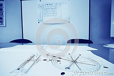 Concept designer drawing engineer Stock Photo