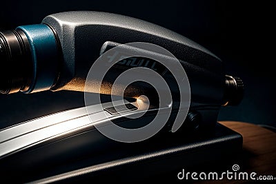 Detailed Close up of Realistic Staple Gun.AI Generated Stock Photo