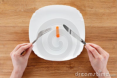 Concept of dieting, healthy eating Stock Photo