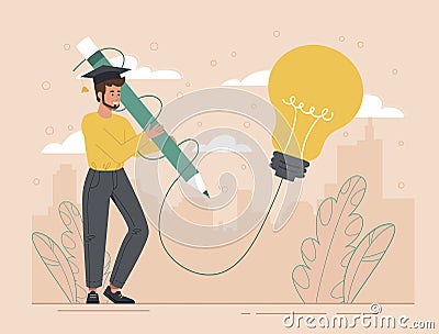 Concept of education Vector Illustration