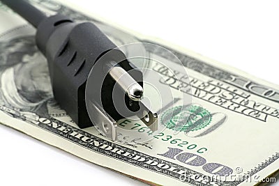 Concept of expensive energy bill Stock Photo