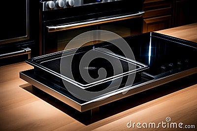 Exquisite Realism Capturing the Intricacies of an Electric Griddle.AI Generated Stock Photo
