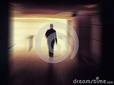Concept fear or stress Stock Photo