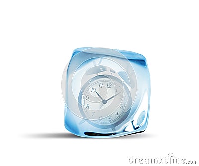 Concept of freeze time Stock Photo