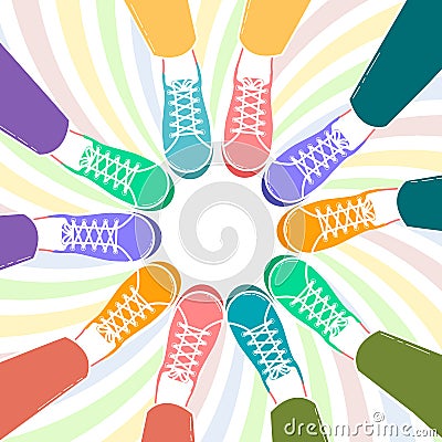 Concept of friendship Stock Photo