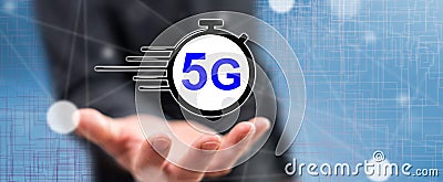 Concept of 5g Stock Photo