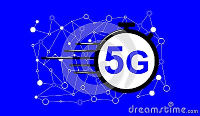 Concept of 5g Stock Photo