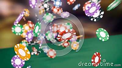 Concept of gambling Stock Photo