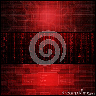 Concept of Hacker Attack, Virus Infected Software, Dark Web and Cyber Security. Abstract Digital Background With Stock Photo
