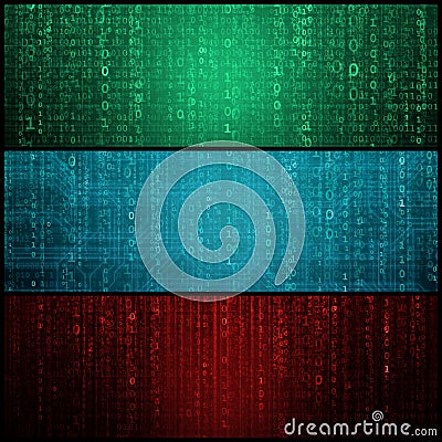 Concept of Hacker Attack, Virus Infected Software, Dark Web and Cyber Security. Abstract Digital Background With Stock Photo