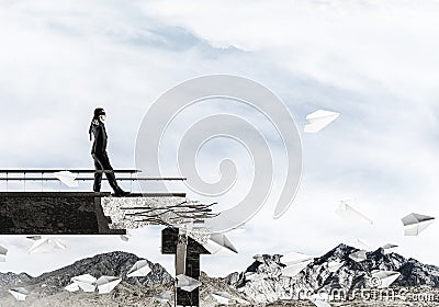 Concept of hidden risks and dangers. Stock Photo