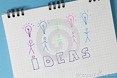 Concept Ideas Stock Photo