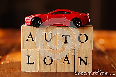 Auto loan. Stock Photo