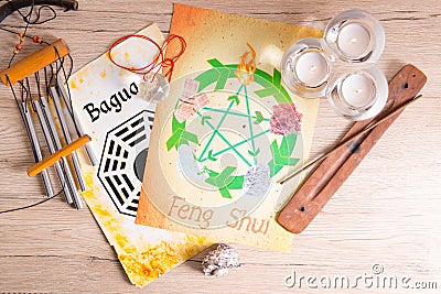 Concept image of Feng Shui Stock Photo