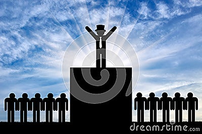 Concept of inequality Stock Photo