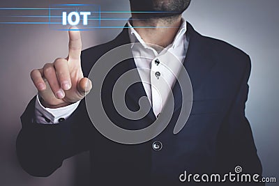 Concept of internet thing. Stock Photo